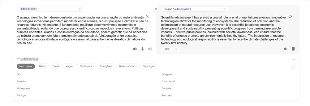 Tradutor IA Bing