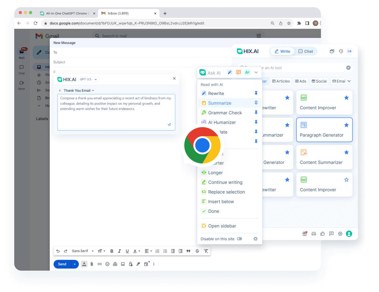 اجعل الكتابة على Chrome <span class="text-[#00D3B6]">أسرع من أي وقت مضى</span>