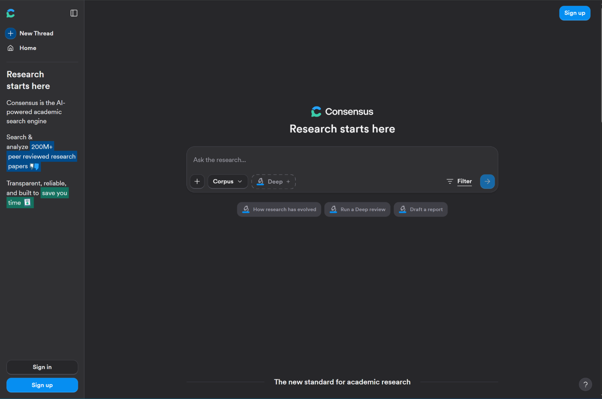 consensus academic research