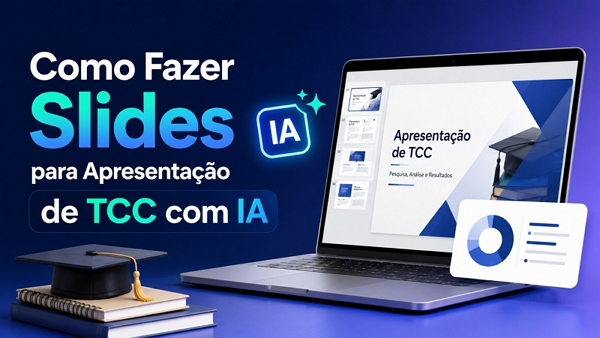 Como Fazer Slides para Apresentação de TCC com IA: O Que Colocar em Cada Slide