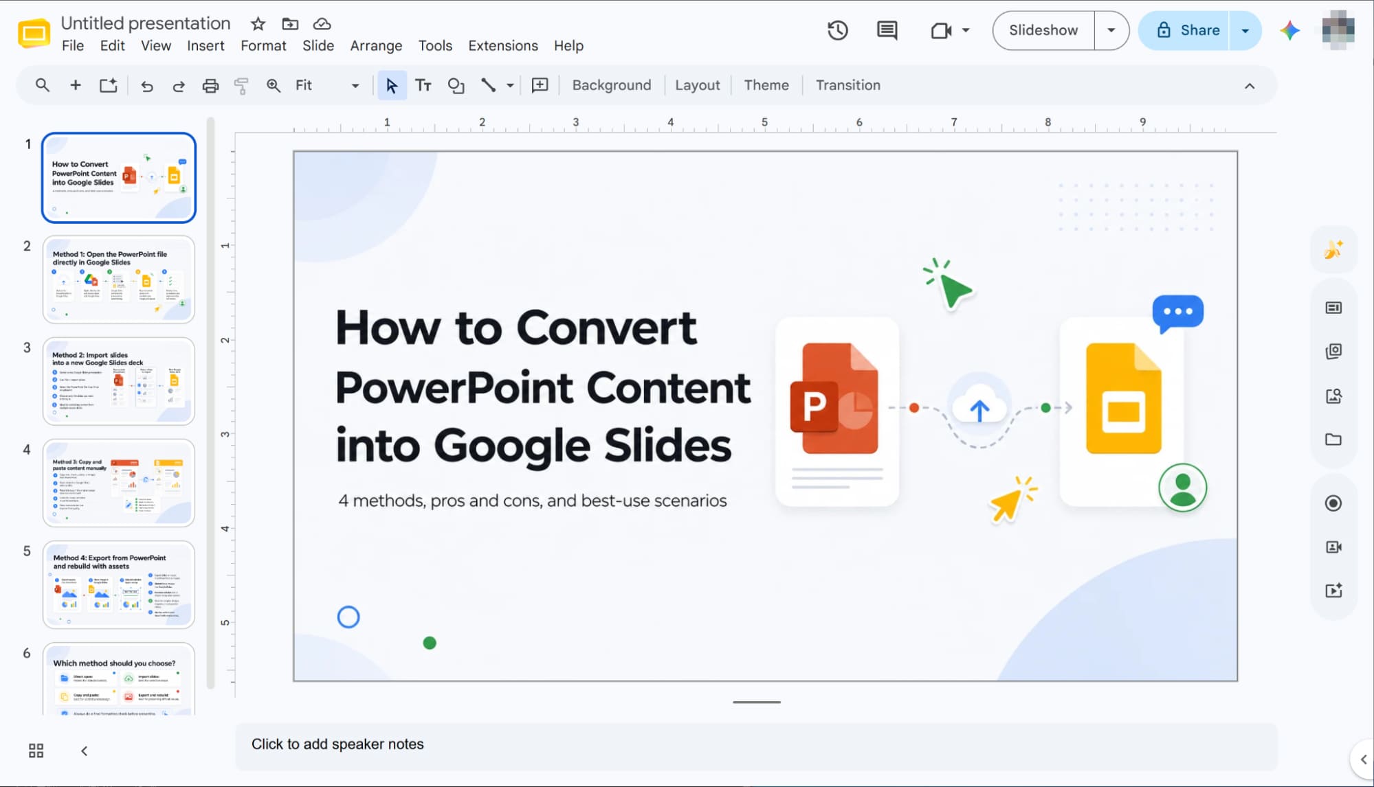 finalize automatic conversion