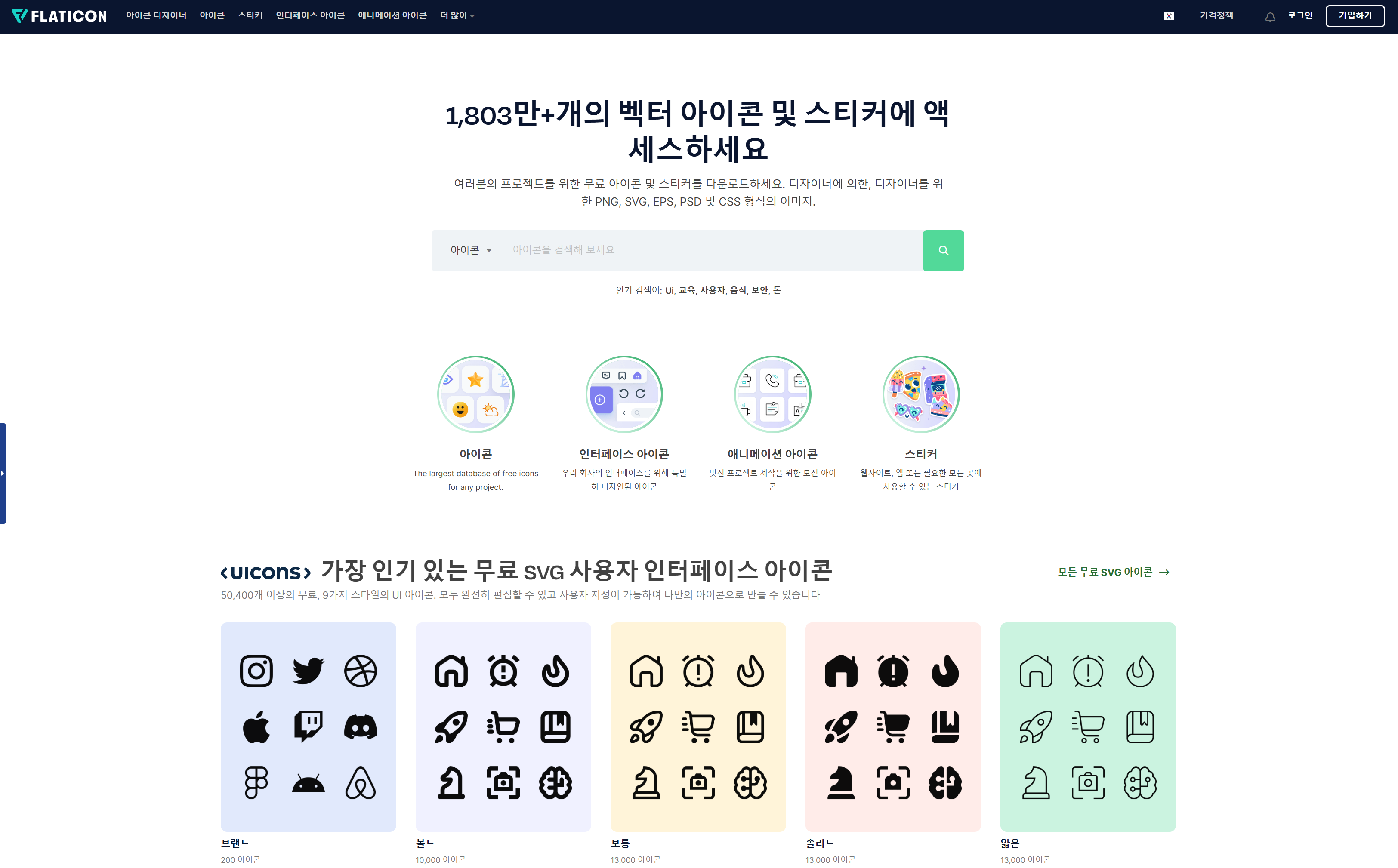 PPT 문서 가독성을 높여주는 플래티콘(Flaticon) 무료 아이콘 팩 및 픽토그램 디자인