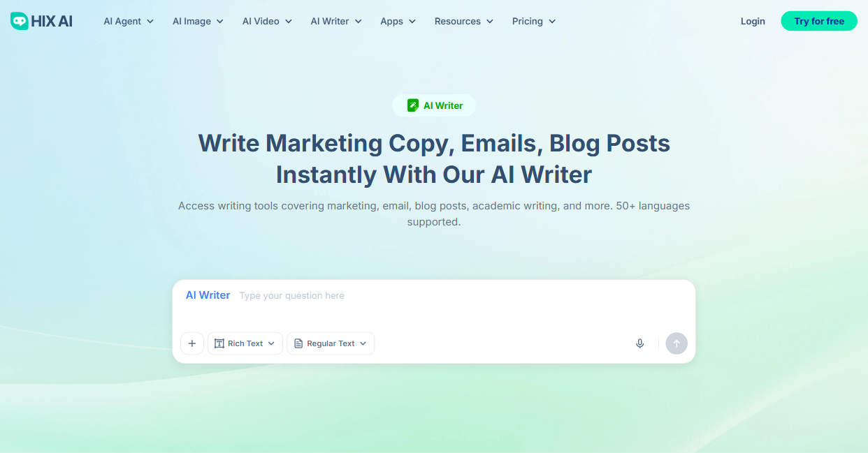 HIX AI Writer