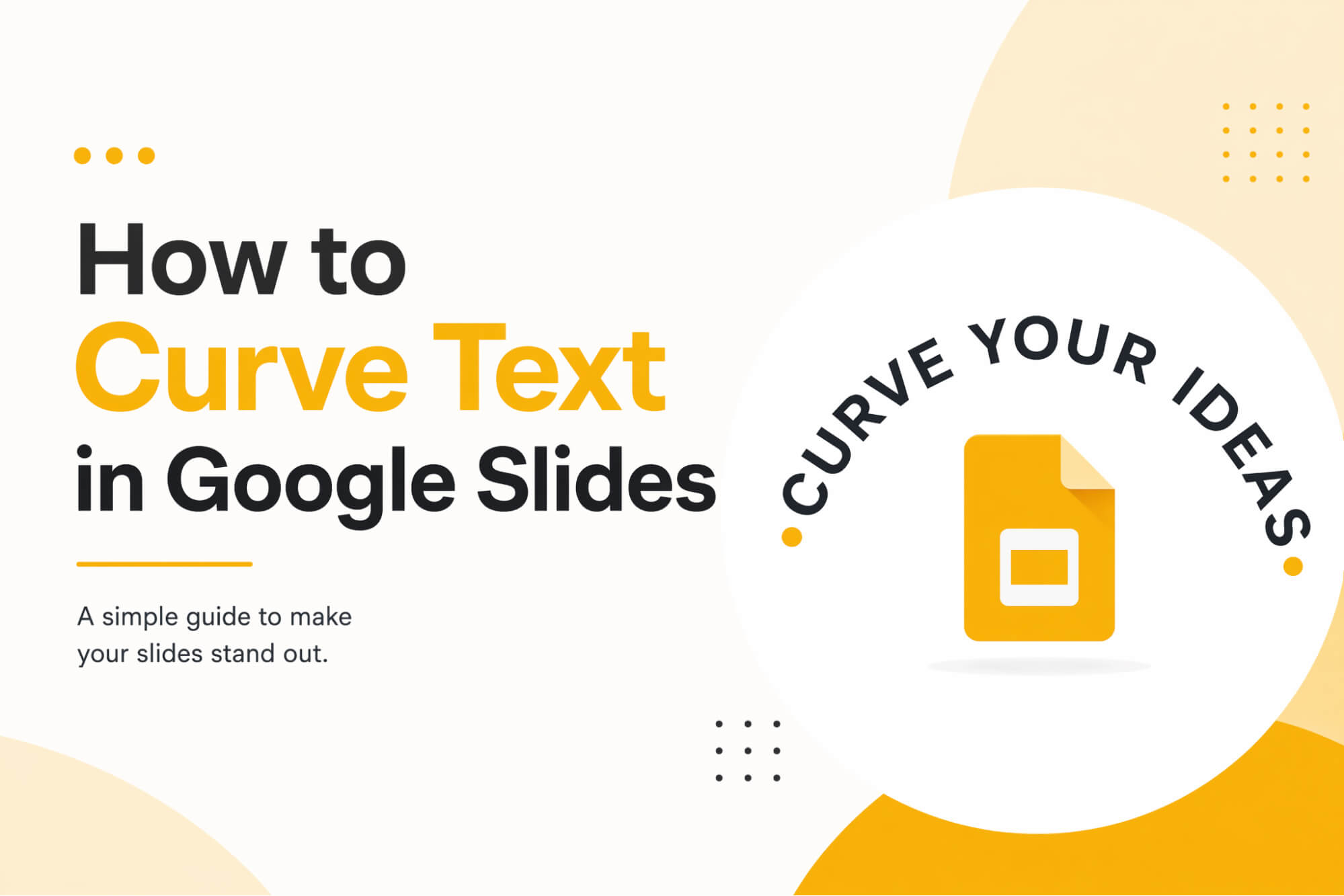 how to curve text in google slides