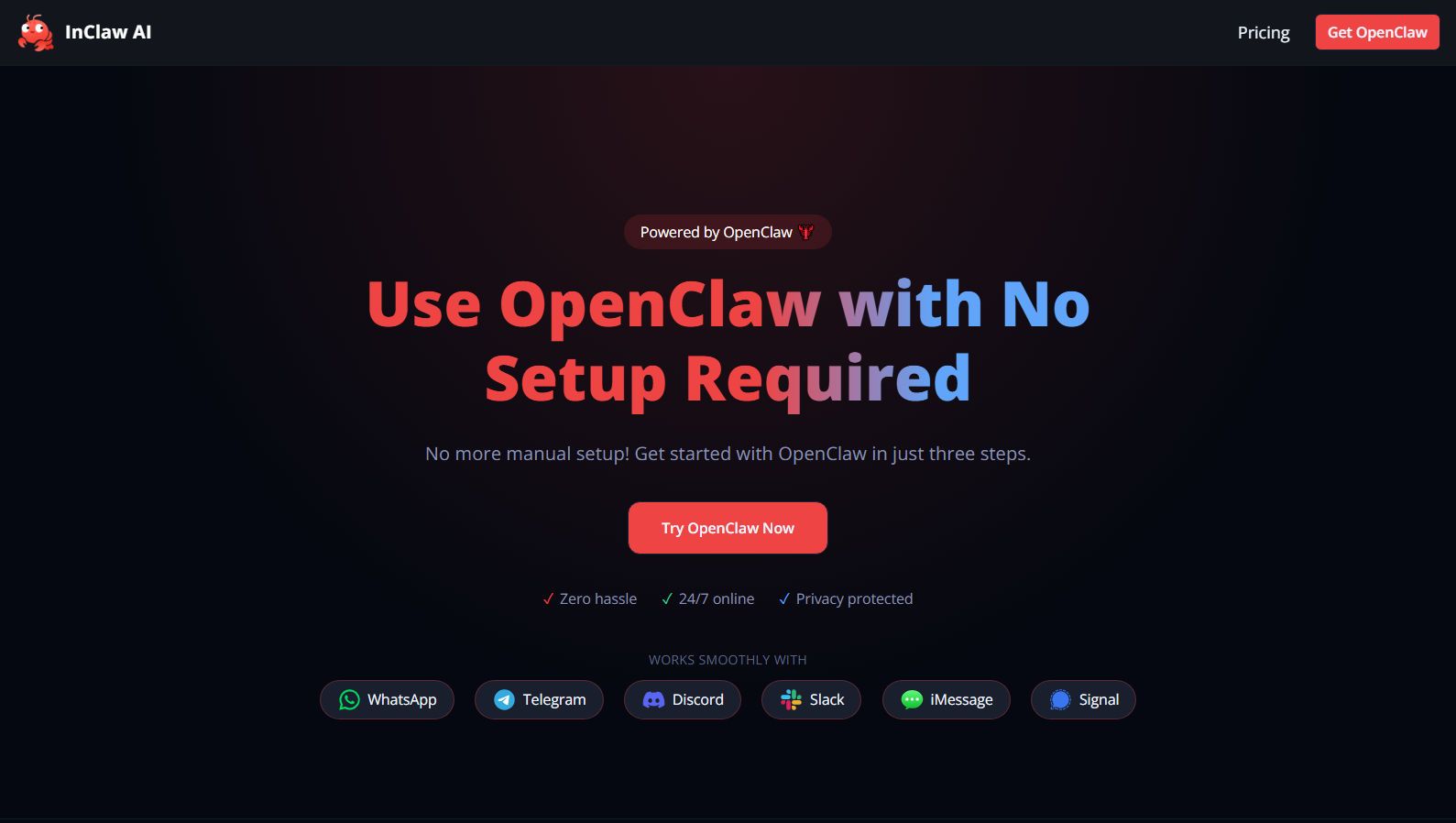 InClaw AI screenshot