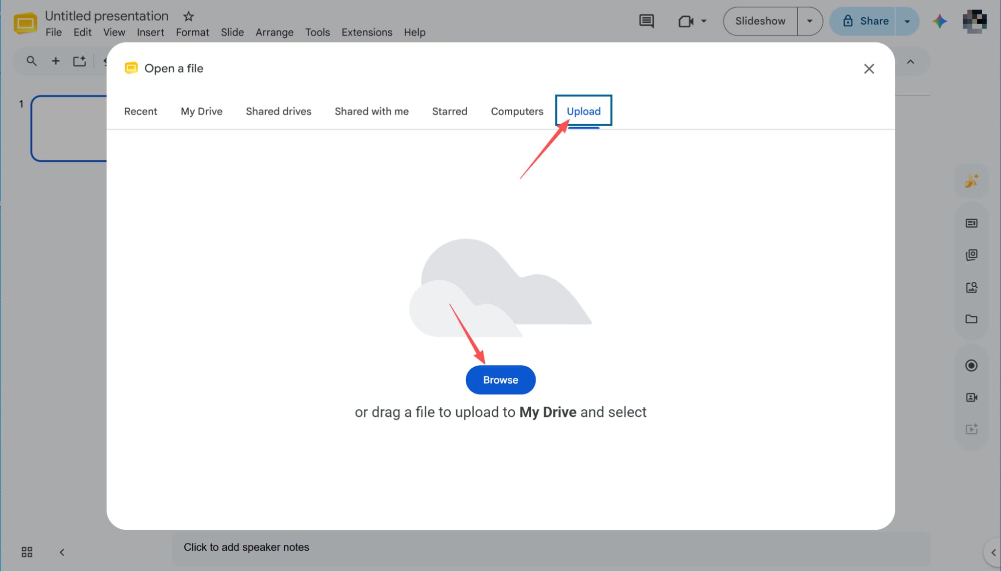 upload local files